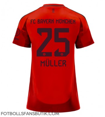 Bayern Munich Thomas Muller #25 Replika Hemmatröja Damer 2024-25 Kortärmad